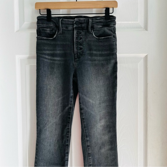 Good American Dark Gray Skinny Jeans 2/26 inseam 27 - Picture 4 of 13